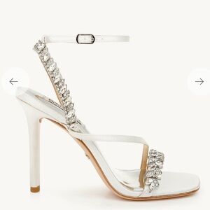 Kerry Navette Crystal Strappy Stiletto Badgley Mischka